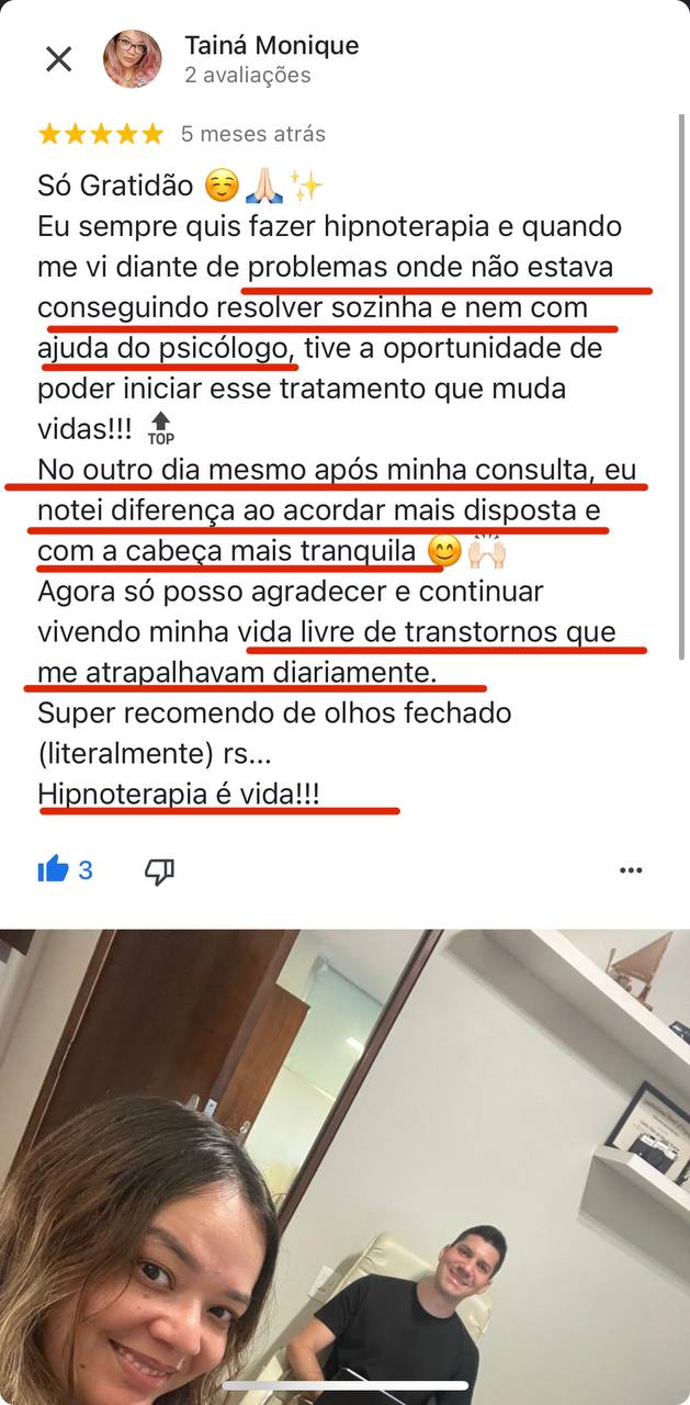 depoimento de cliente